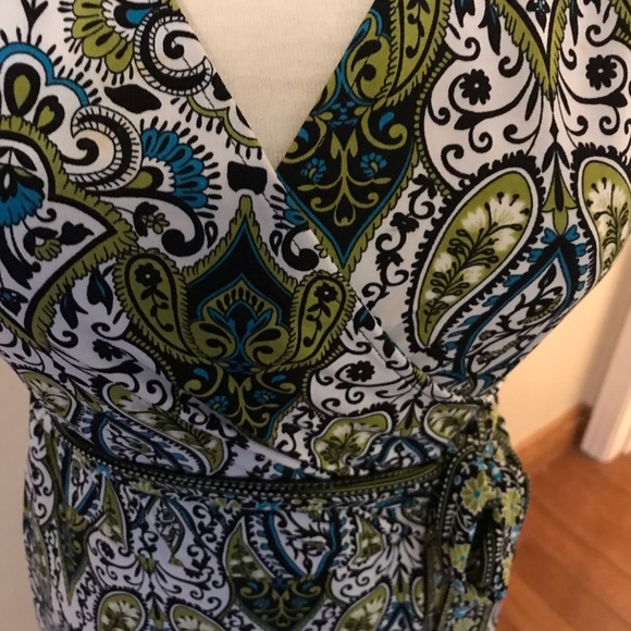 Apt 9 Dress Faux Wrap Paisley Dress - Picture 3 of 4